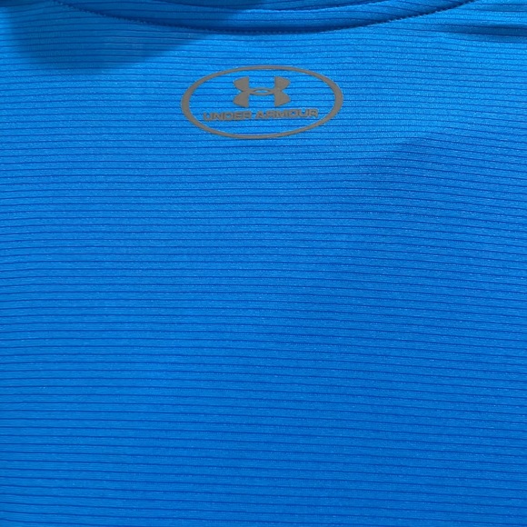 Men’s Under Armour Run zip neck blue pull over. Fitted New without tag - Picture 6 of 7
